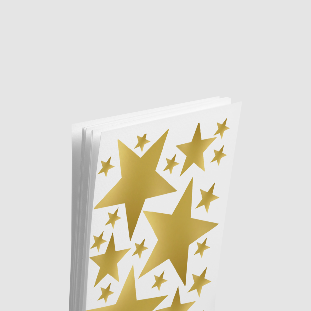 Vinilos Decorativos, Set de 1 Luna + 34 Estrellas en (1 Color) - The Happy Wall Co. | República Dominicana