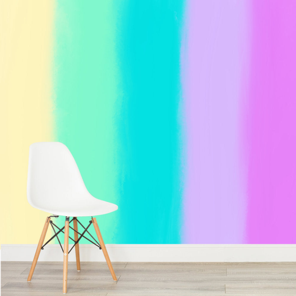 Mural Rayas Arcoiris