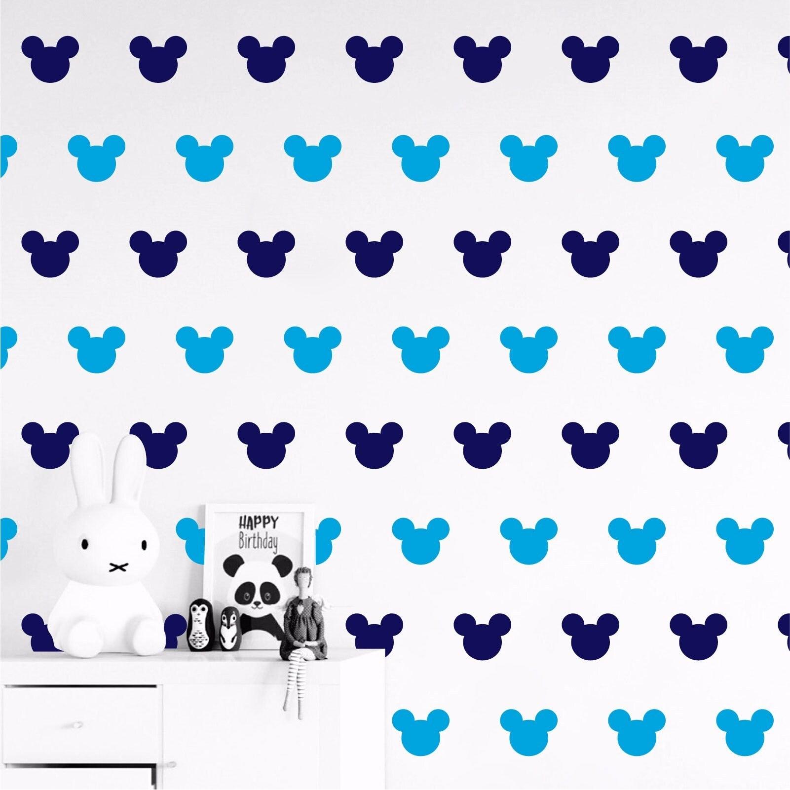 Vinilos Decorativos, Set de 8 Mickey Mouse (1 Color)