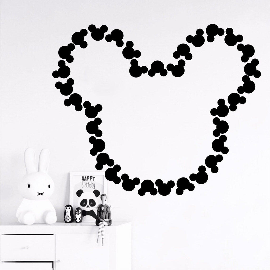 Vinilos Decorativos, Set de 8 Mickey Mouse (1 Color)