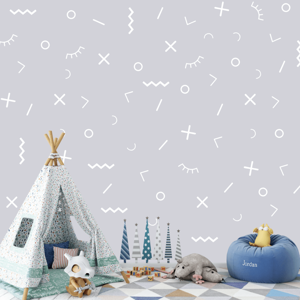 Vinilos Decorativos, Set de 48 Geométricos