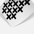 Vinilos Decorativos, Set de 24 Cruces Negro 070