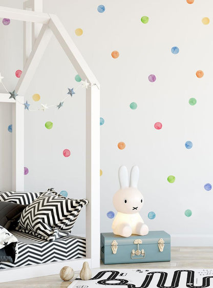 Vinilos Decorativos, Set de 96 Lunares Multicolor - The Happy Wall Co. | República Dominicana