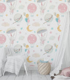 Papel decorativo Autoadhesivo Conejitos en Globos, Rollo de 26" x 52"