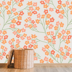 Papel decorativo Autoadhesivo Flores Silvestres, Rollo de 26" x 52"