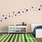 Vinilos Decorativos, Set de 25 Estrellas Azul genial 051