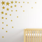 Vinilos Decorativos, Set de 25 Estrellas Dorado 091