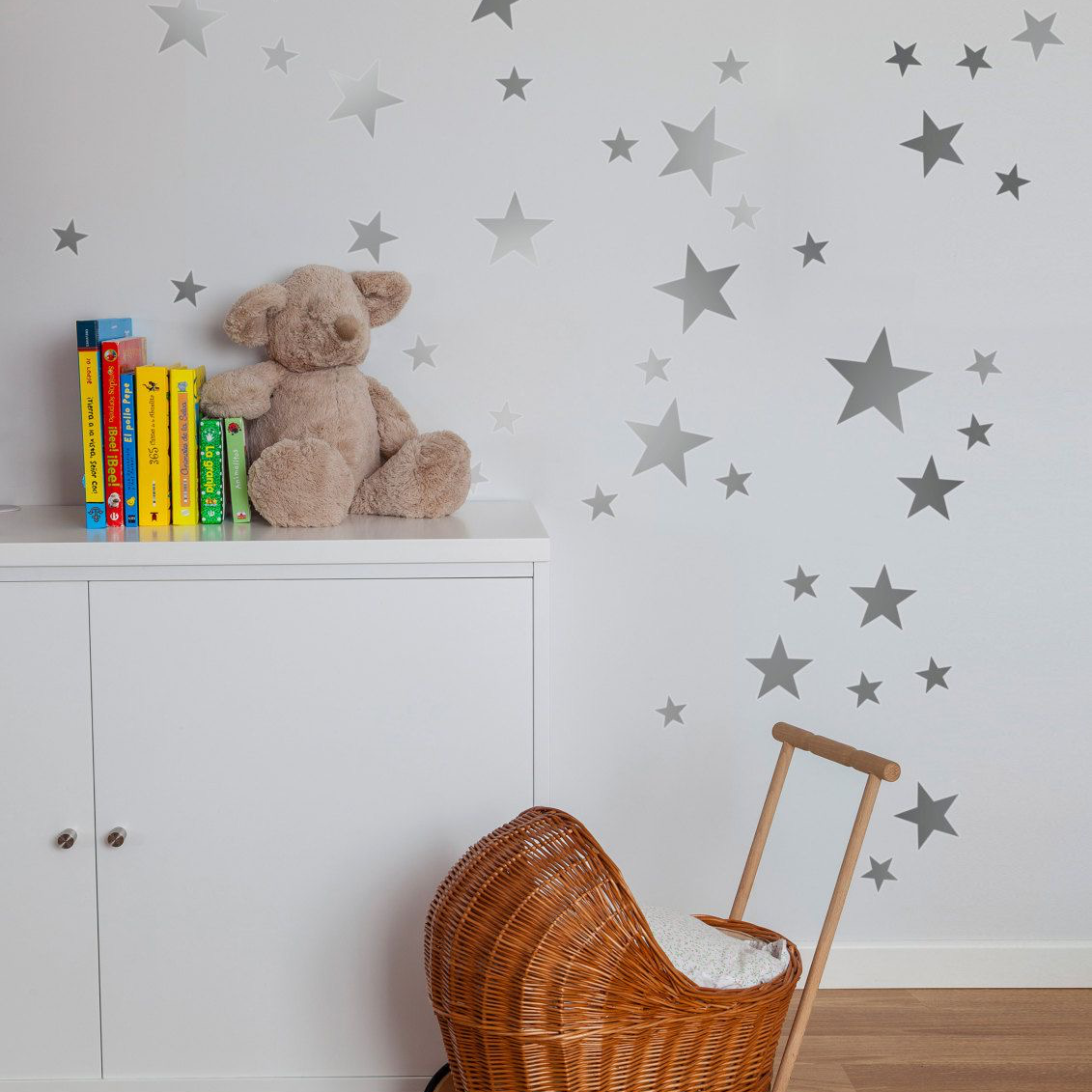 Vinilos Decorativos, Set de 25 Estrellas Azul Beach House 472