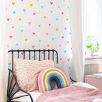 Vinilos Decorativos, Set de 24 Corazones (1 Color)