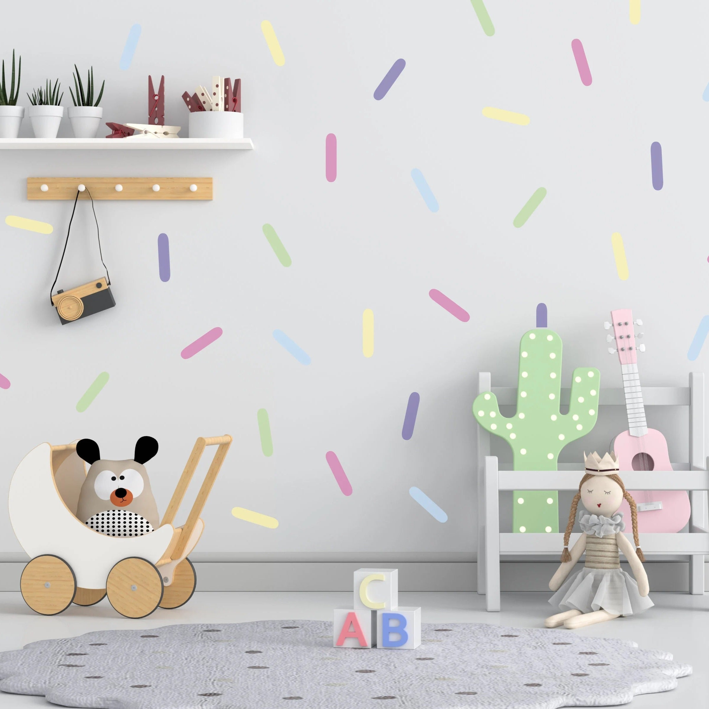 Vinilos Decorativos, Set de 12 Confetis (1 Color) Limón 631-495