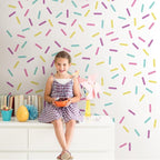 Vinilos Decorativos, Set de 12 Confetis (1 Color) Azul genial 051