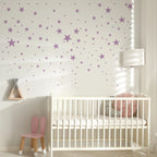 Vinilos Decorativos, Set de 34 Estrellas Azul genial 051