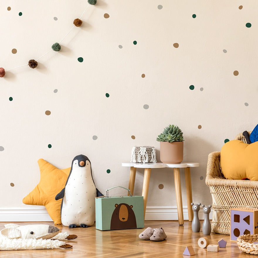 Vinilos Decorativos, Set de 84 Mini Lunares (1 Color)