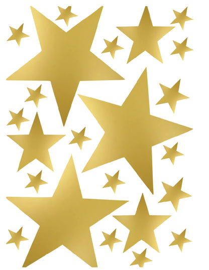 Vinilos Decorativos, Set de 1 Luna + 34 Estrellas en (1 Color) - The Happy Wall Co. | República Dominicana