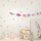 Vinilos Decorativos, Set de 45 Mini Confetis Rosa 041