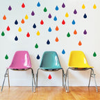 Vinilos Decorativos, Set de 6 Gotas Grandes