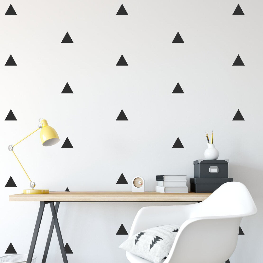 Vinilos Decorativos, Set de 8 Triángulos (1 Color)