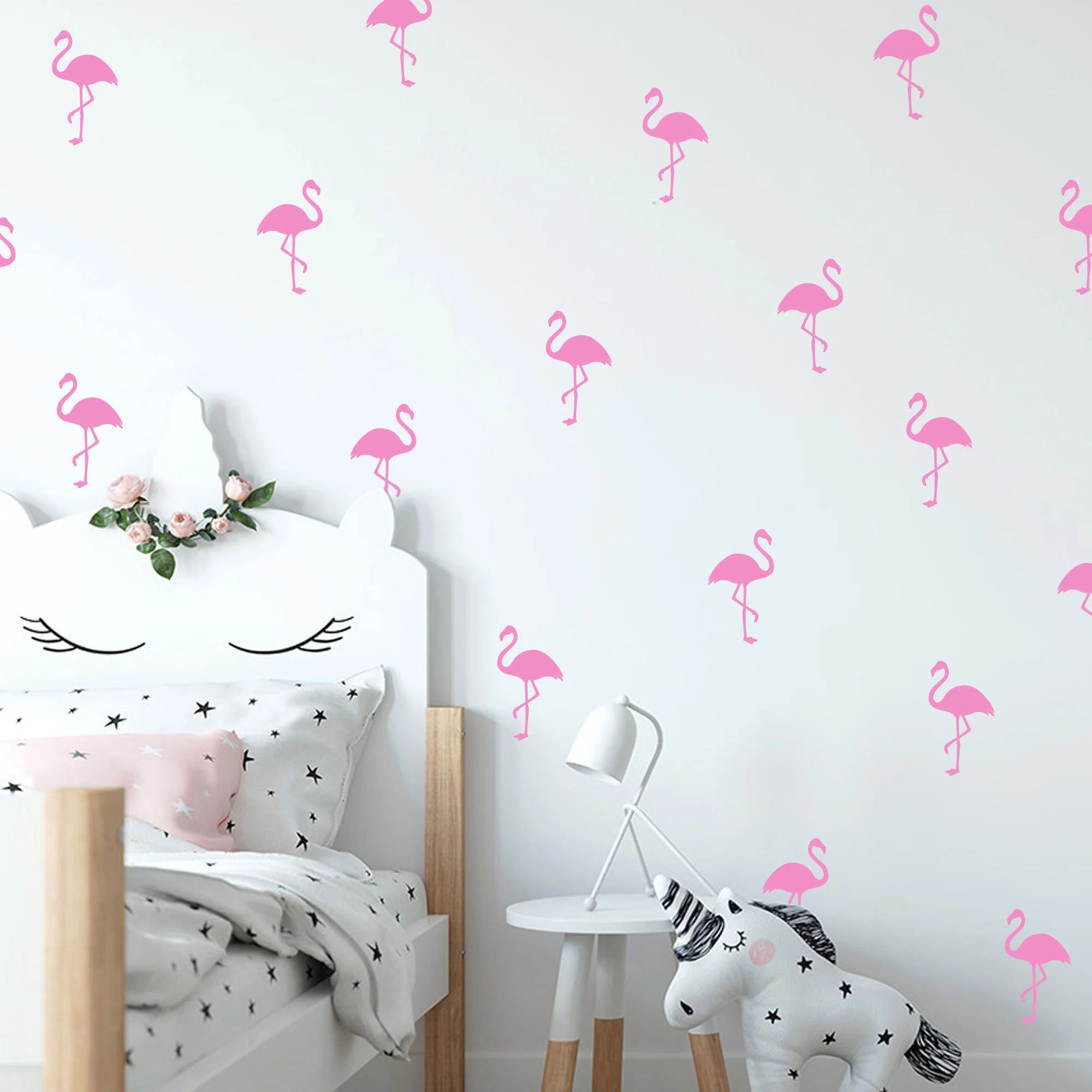 Vinilos Decorativos, Set de 16 Flamencos (1 Color)