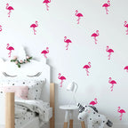 Vinilos Decorativos, Set de 16 Flamencos (1 Color)