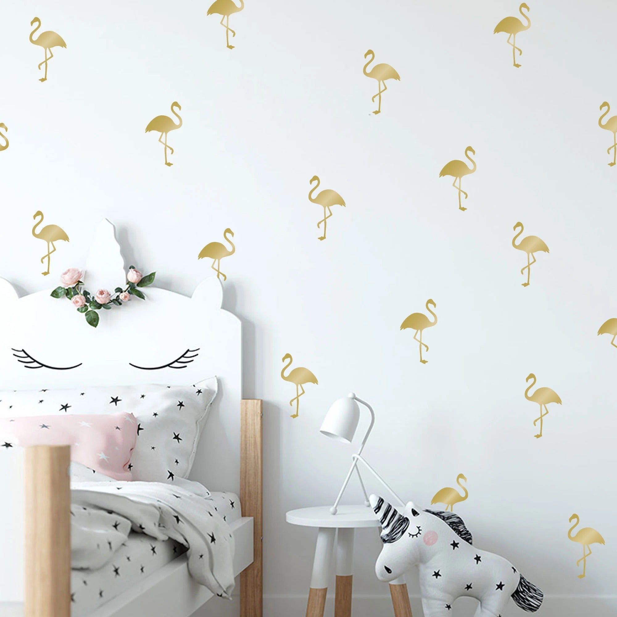 Vinilos Decorativos, Set de 16 Flamencos (1 Color)