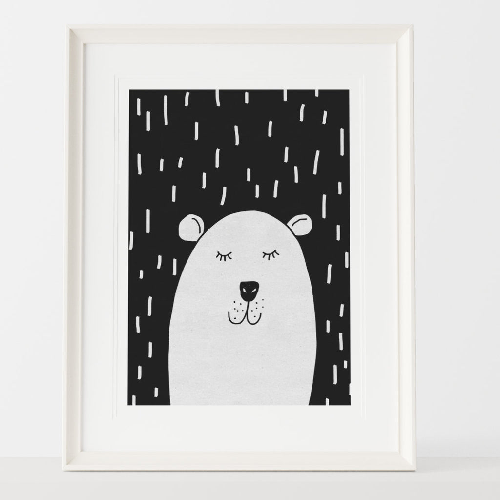 Cuadro de Oso Polar + Marco incluido