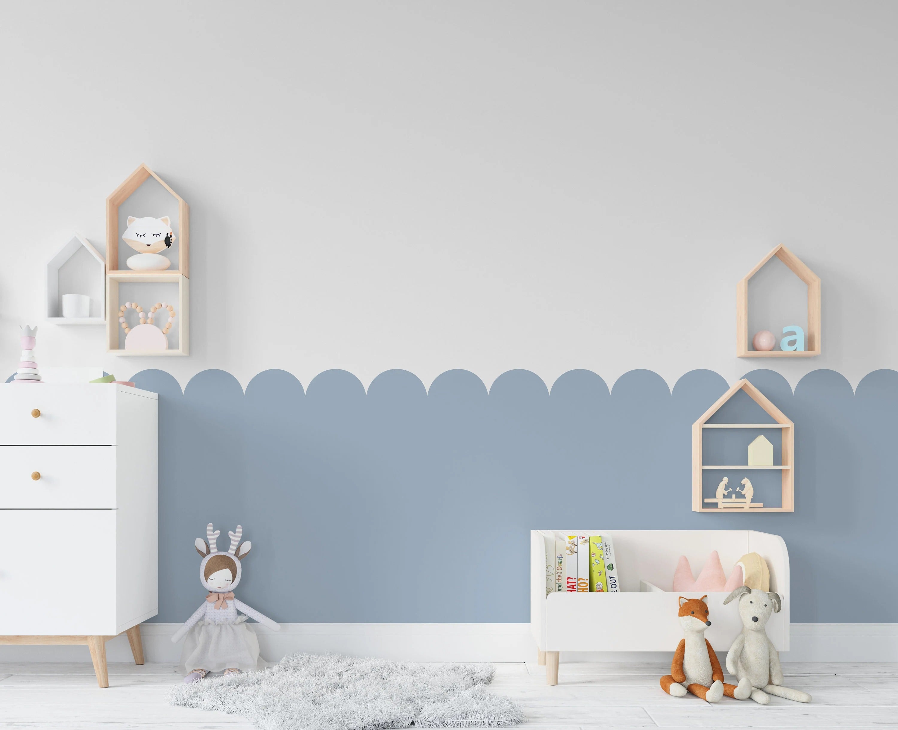 Vinilos Decorativos Arcos de Media pared de 8" x 34" alto