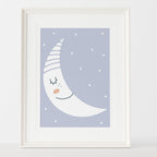 Cuadro Tierna Luna + Marco incluido