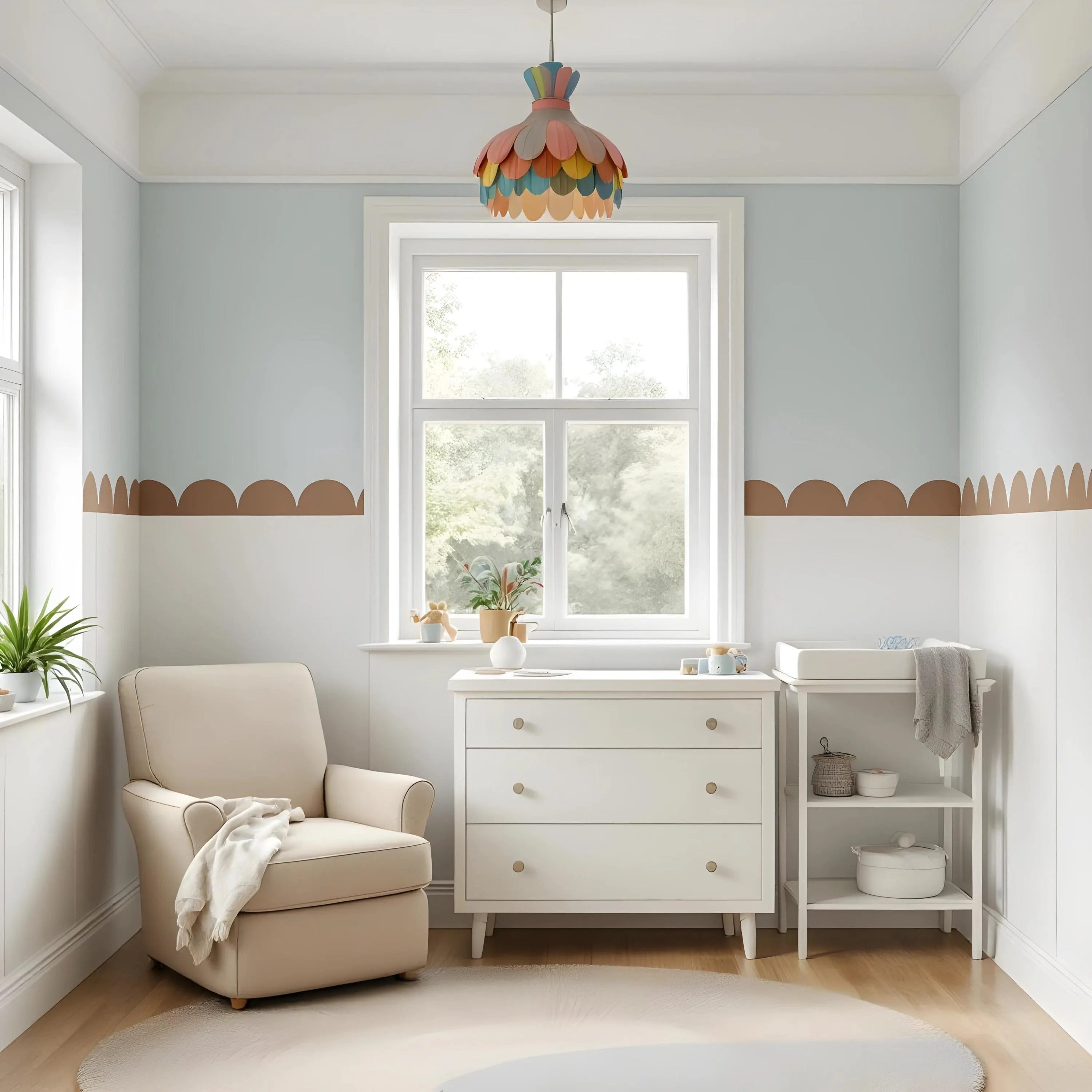 Set de (20) Semicírculos Grande 4.6" x 7.5" c/u, Vinilos Decorativos