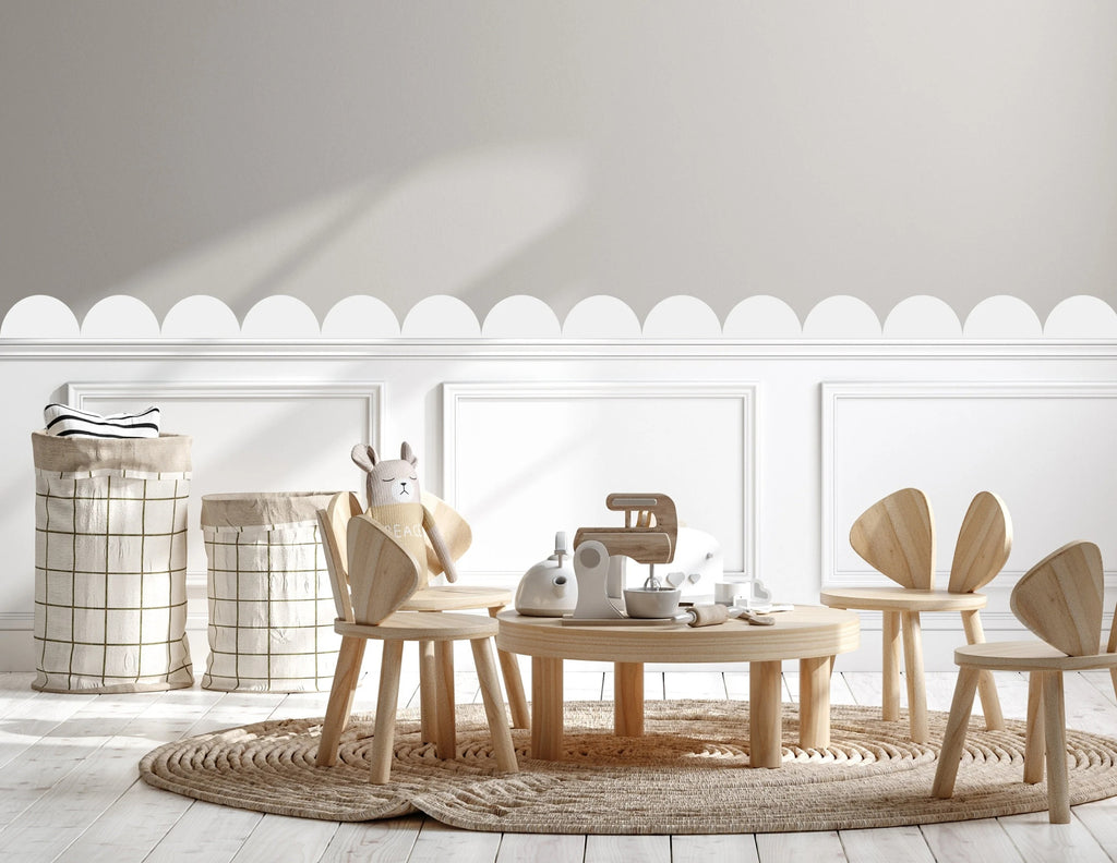 Set de (20) Semicírculos Grande 4.6" x 7.5" c/u, Vinilos Decorativos