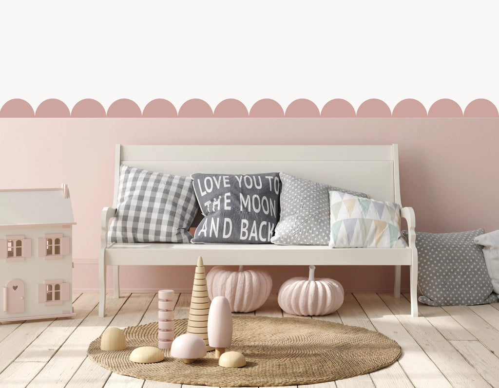 Set de (20) Semicírculos Grande 4.6" x 7.5" c/u, Vinilos Decorativos