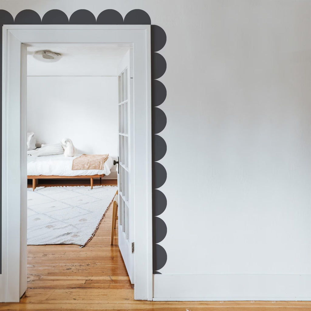 Set de (20) Semicírculos Grande 4.6" x 7.5" c/u, Vinilos Decorativos