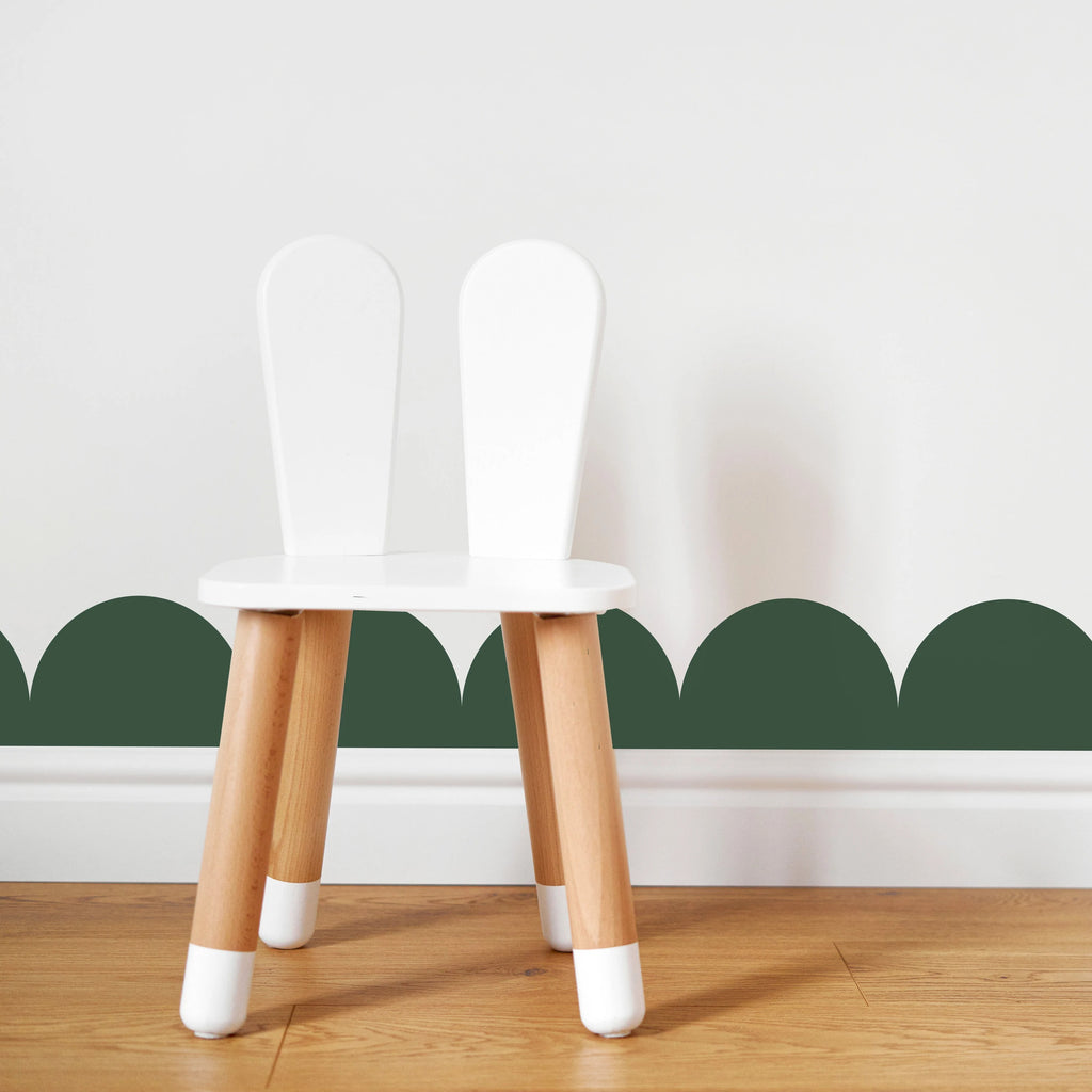 Set de (20) Semicírculos Grande 4.6" x 7.5" c/u, Vinilos Decorativos