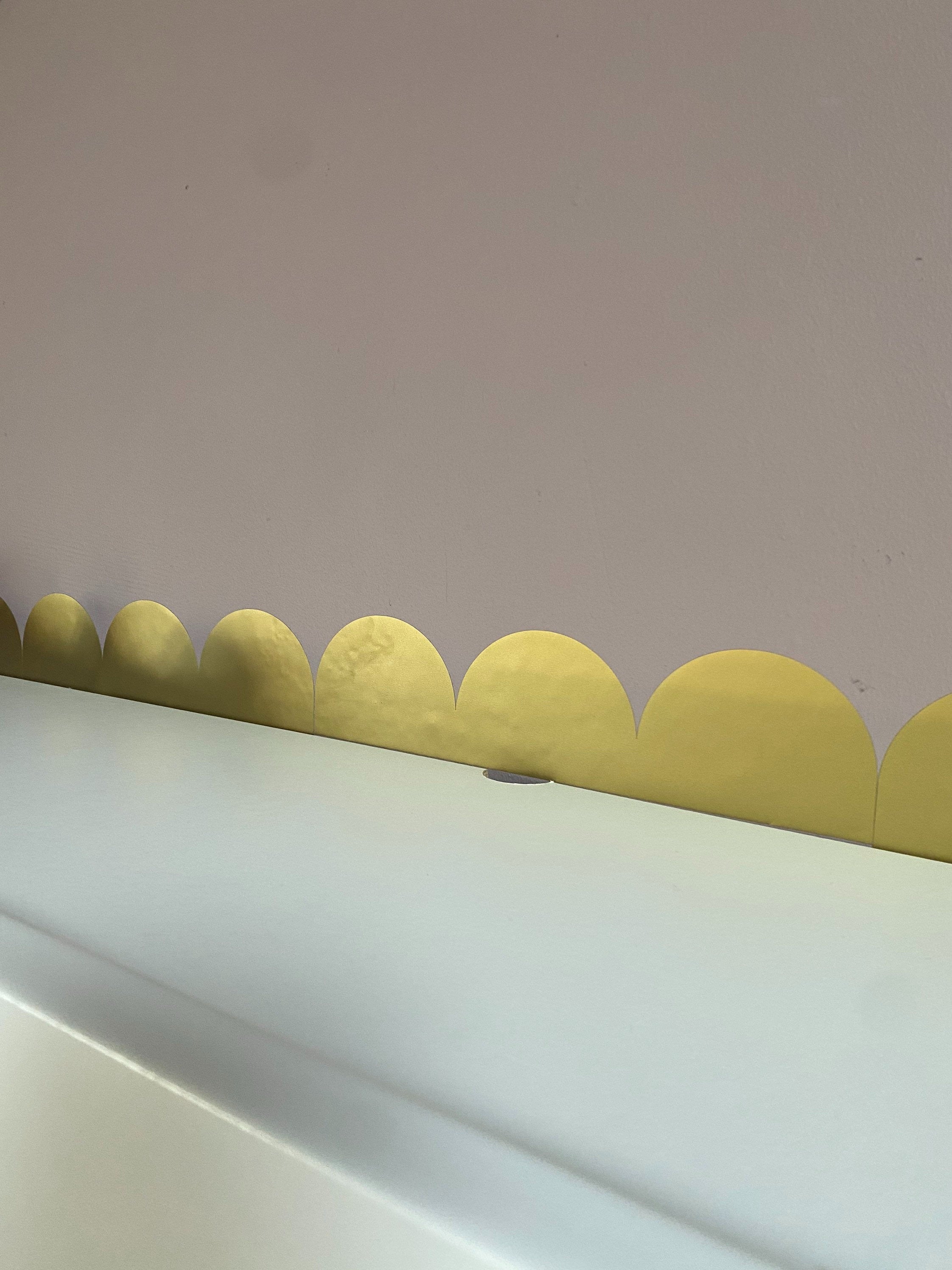 Set (8) Tiras Arqueadas Medianas de 3.6" x 23" c/u, Vinilos Decorativo (1 Color)