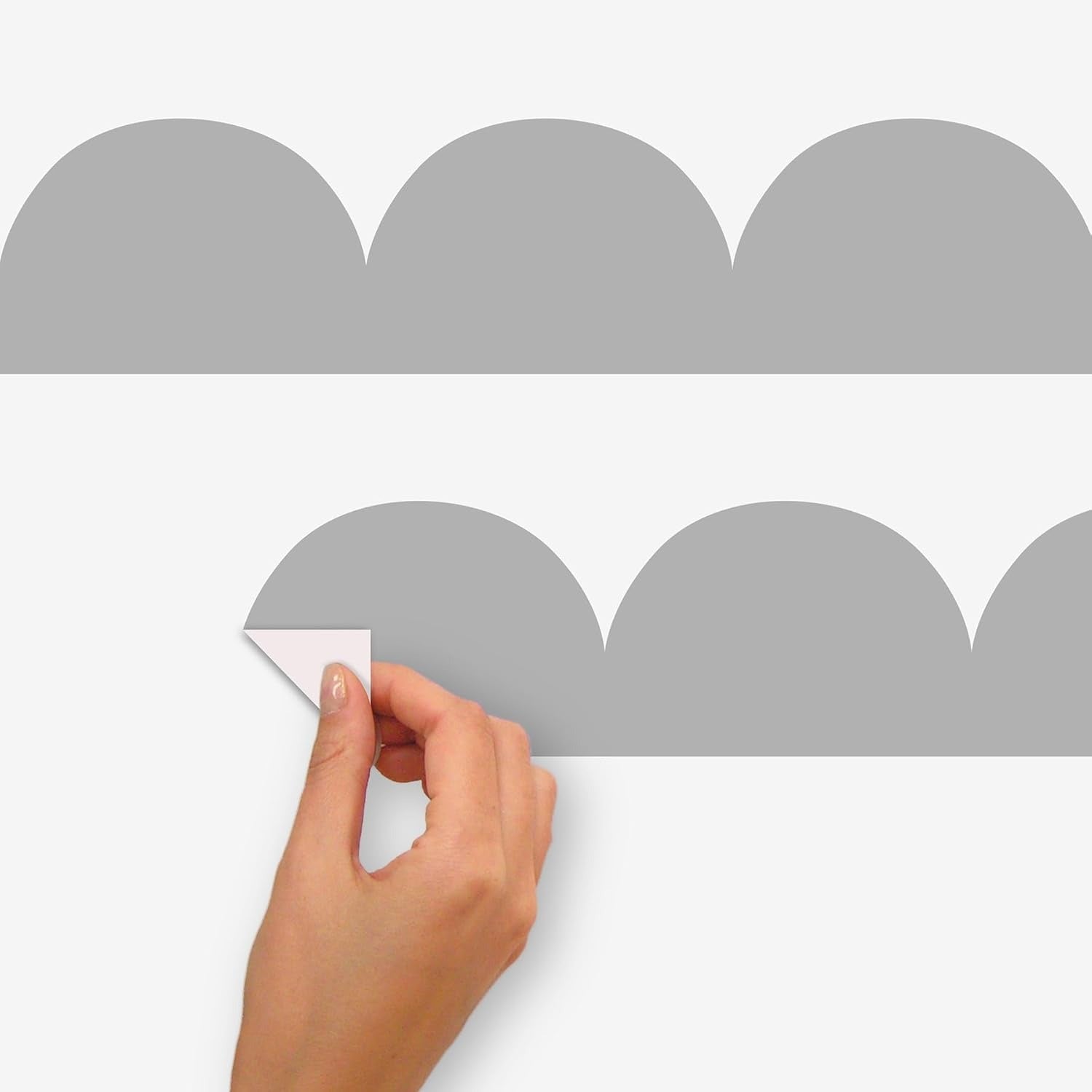 Set (8) Tiras Arqueadas Medianas de 3.6" x 23" c/u, Vinilos Decorativo (1 Color)