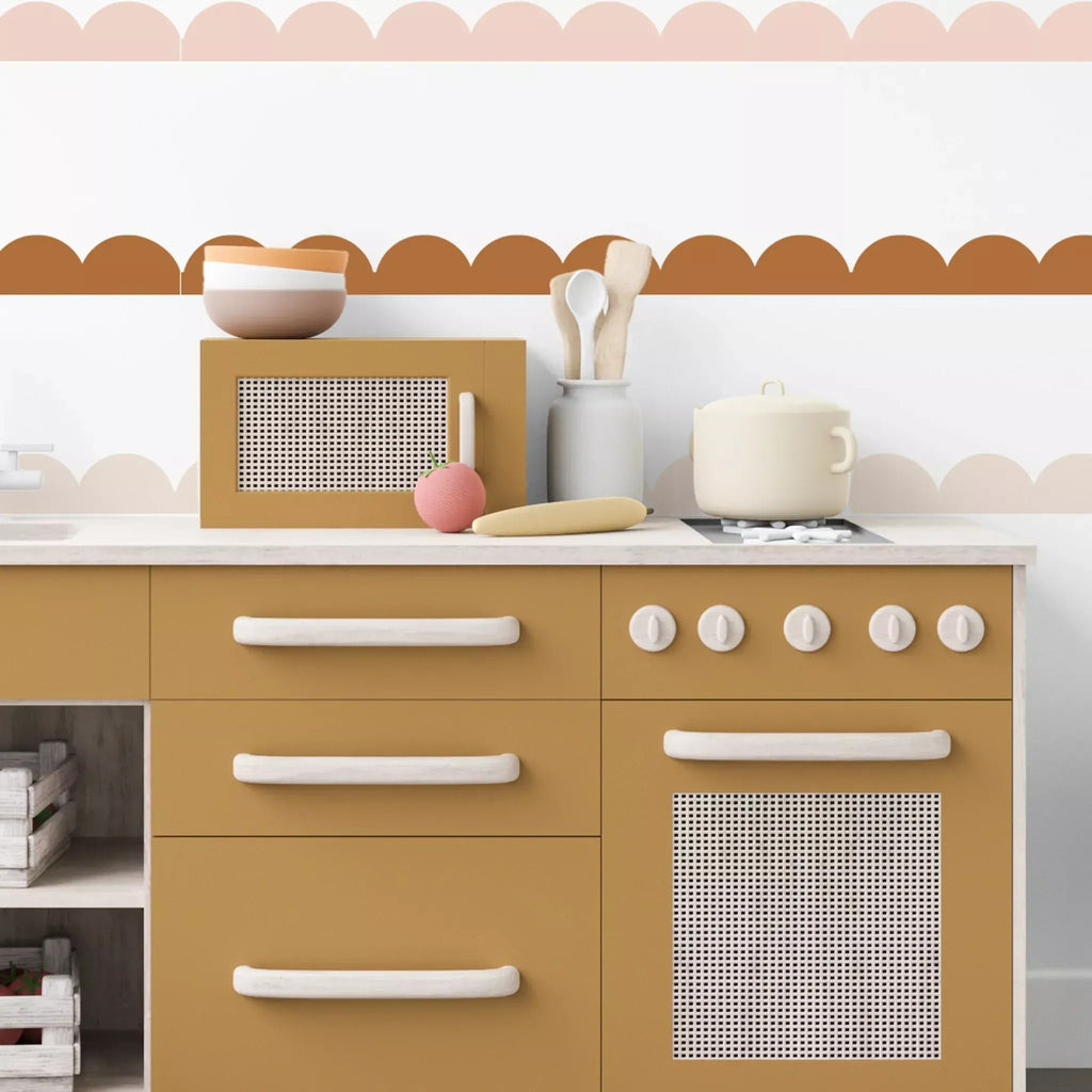 Set (8) Bordes Cenefas Pequeños de 2.4" x 8" en Vinilos Decorativo.