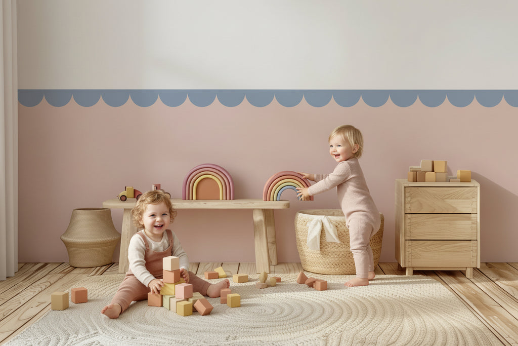 Set (8) Bordes Cenefas Pequeños de 2.4" x 8" en Vinilos Decorativo.