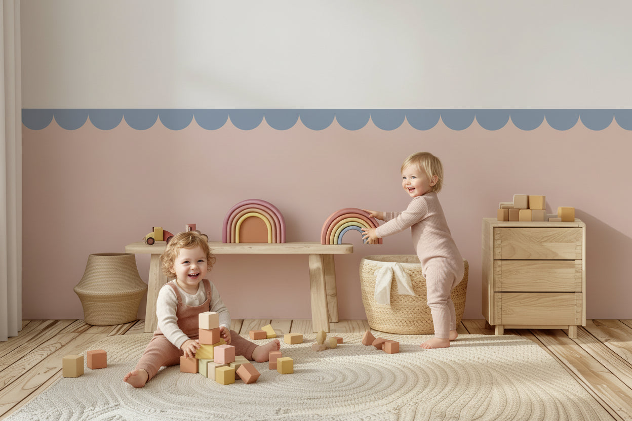 Set (8) Bordes Cenefas Pequeños de 2.4" x 8" en Vinilos Decorativo.