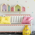 Set (8) Bordes Cenefas Pequeños de 2.4" x 8" en Vinilos Decorativo.