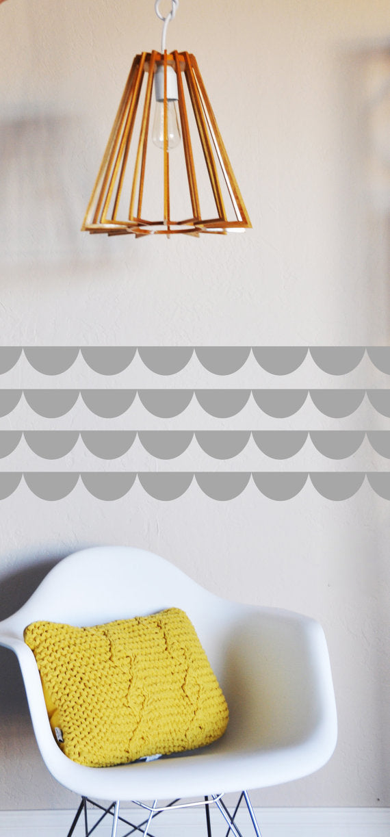 Set (8) Bordes Cenefas Pequeños de 2.4" x 8" en Vinilos Decorativo.