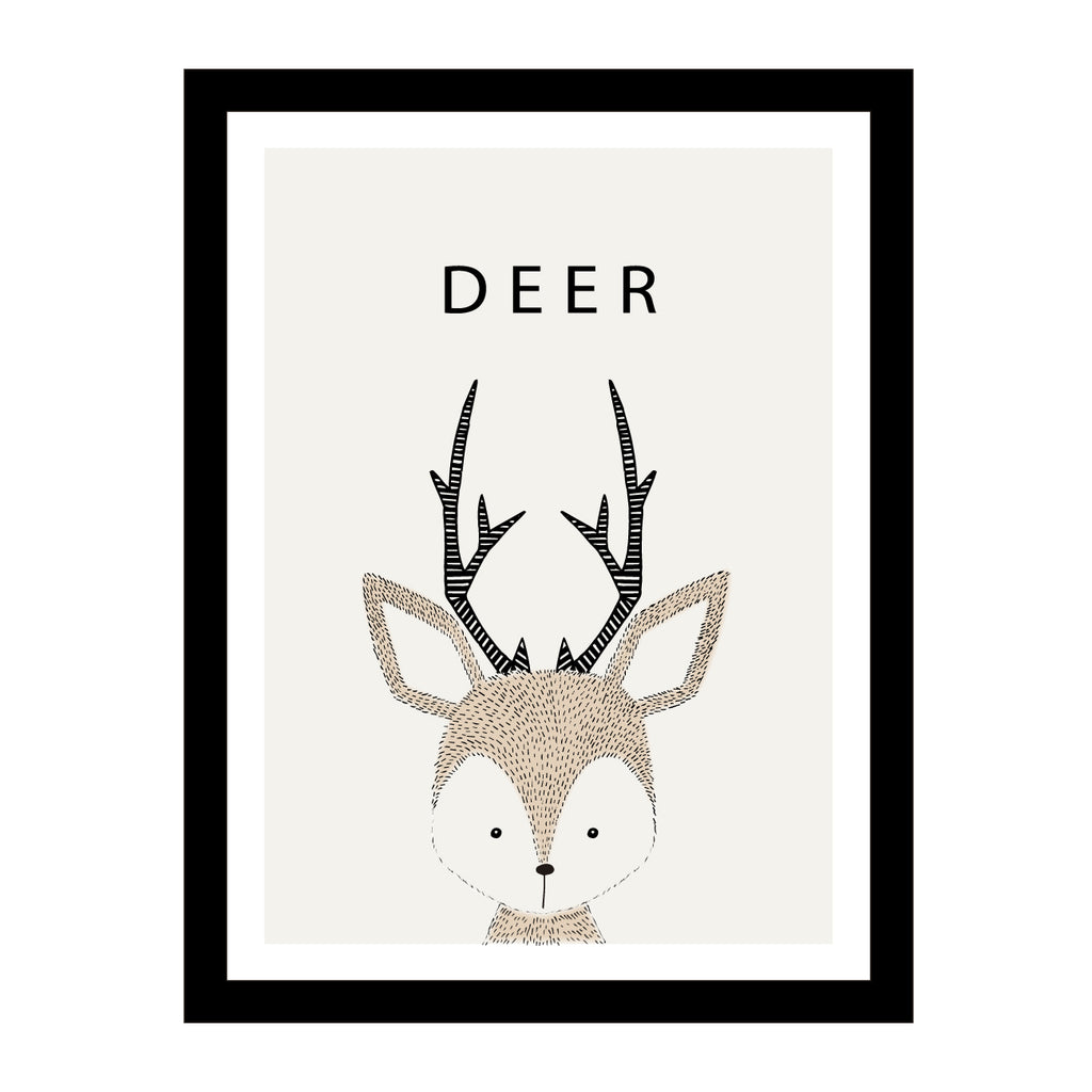 Cuadros de Animales + Marco incluido Deer
