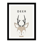 Cuadros de Animales + Marco incluido Deer