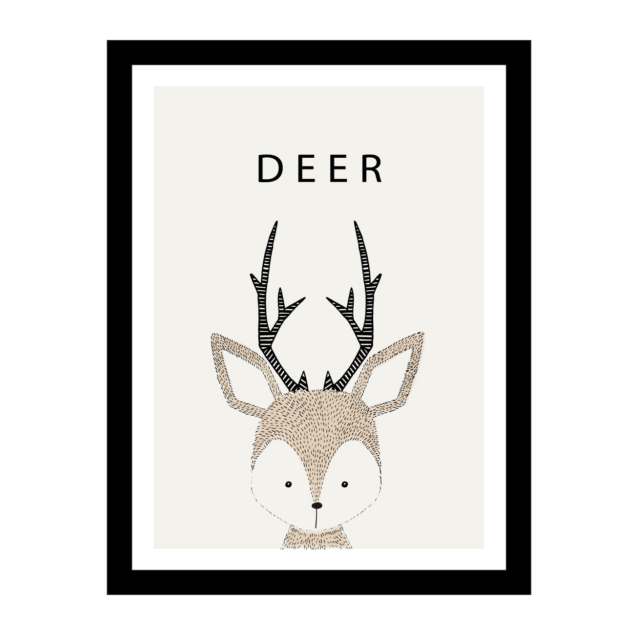 Cuadros de Animales + Marco incluido Deer
