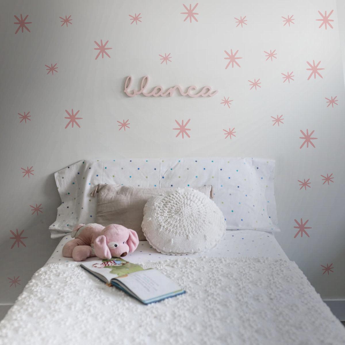 Vinilos Decorativos, Set de 20 Estrellitas Azul genial 051