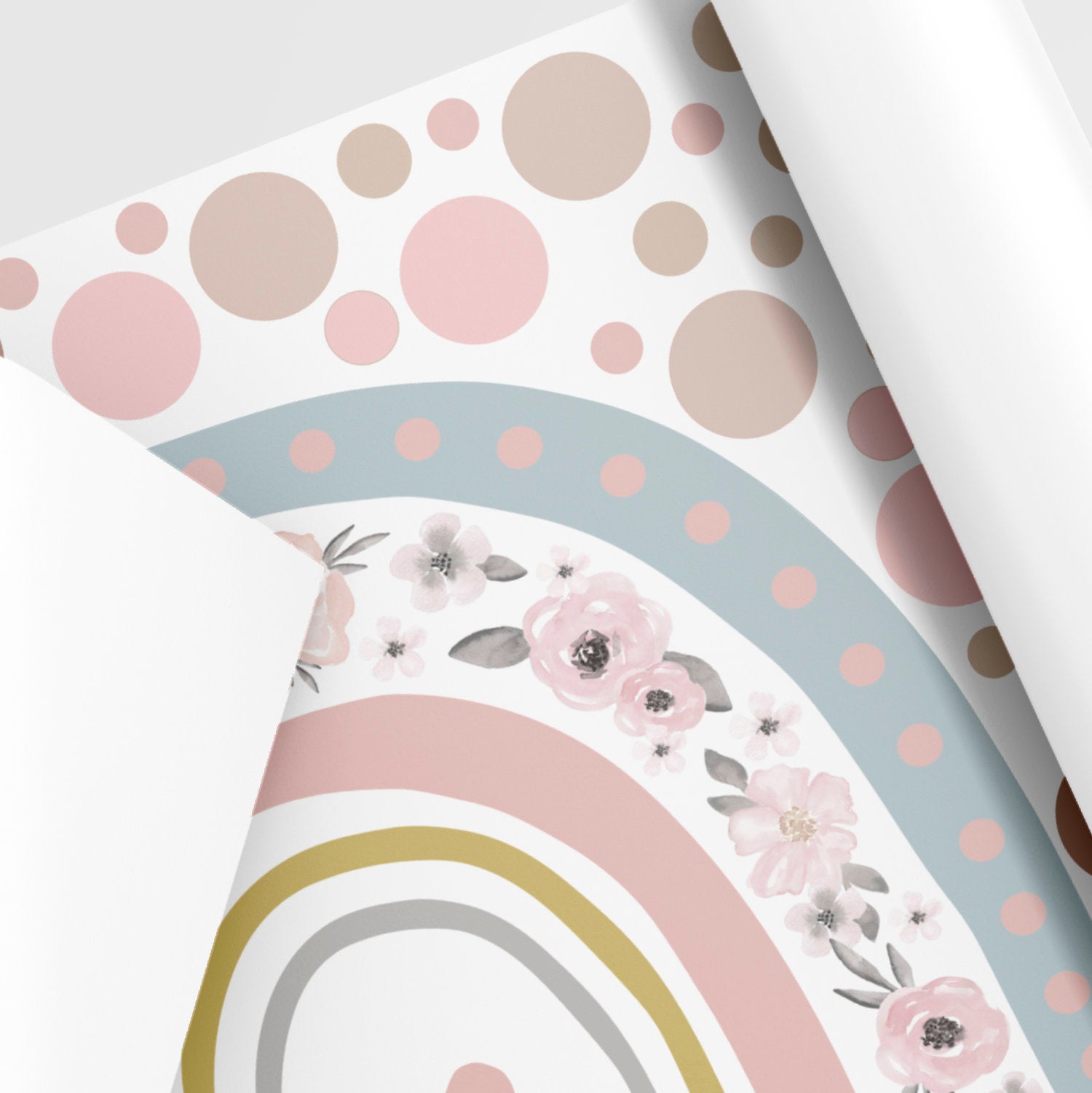 Vinilos Decorativos Arcoíris + círculos