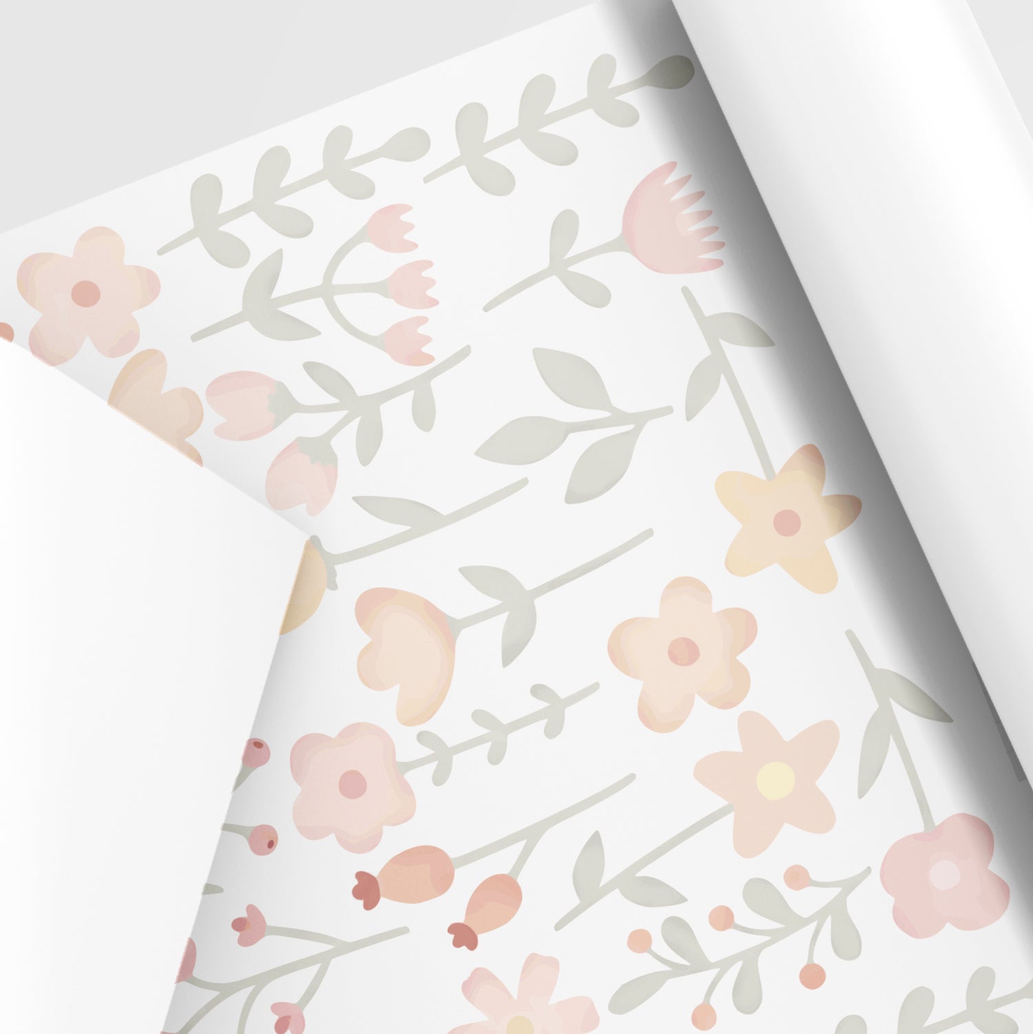 Vinilos Decorativos flores de primavera de (50 piezas)