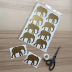 Vinilos Decorativos, Set de 32 Elefantes