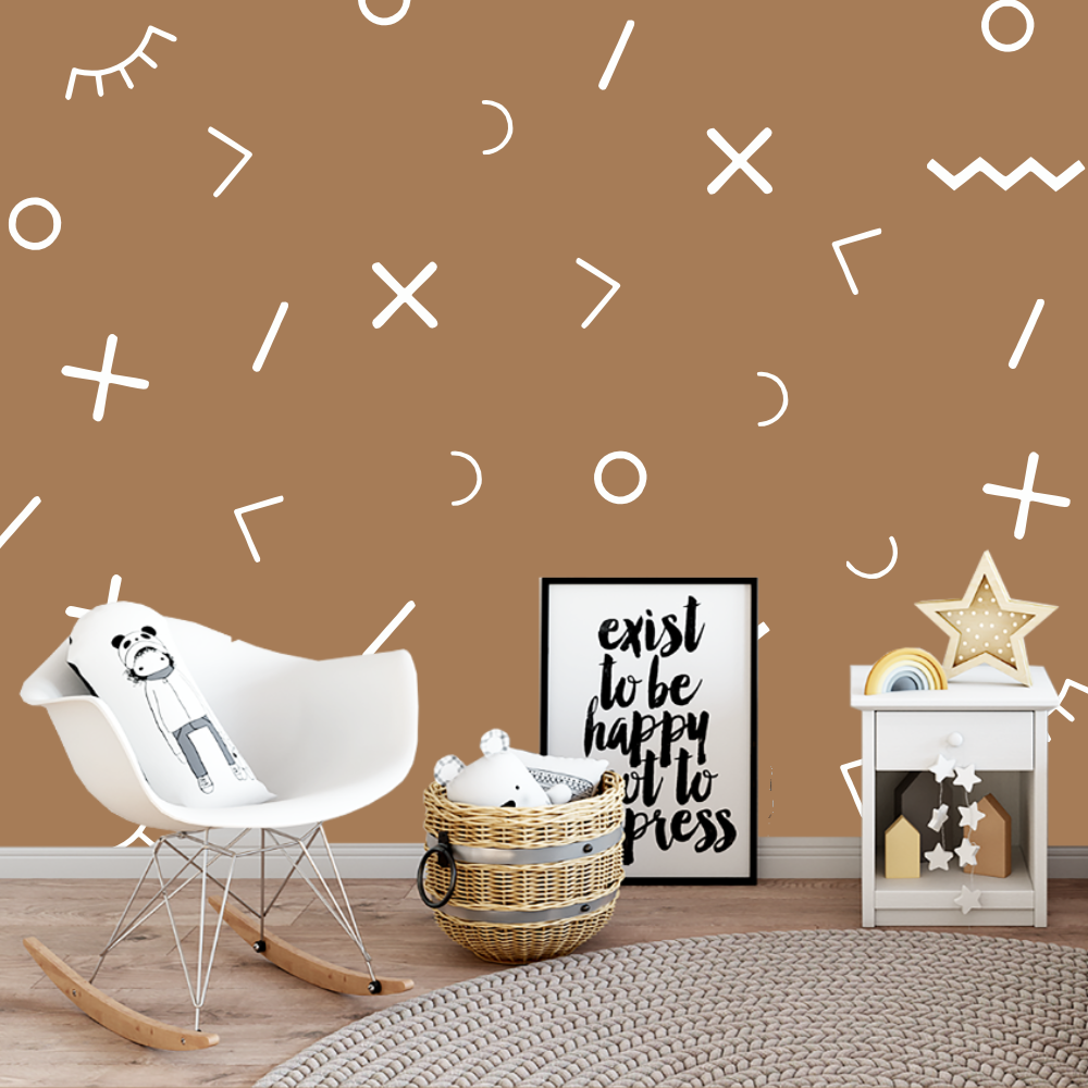 Set de 48 Formas Geométricas, Vinilos Decorativos