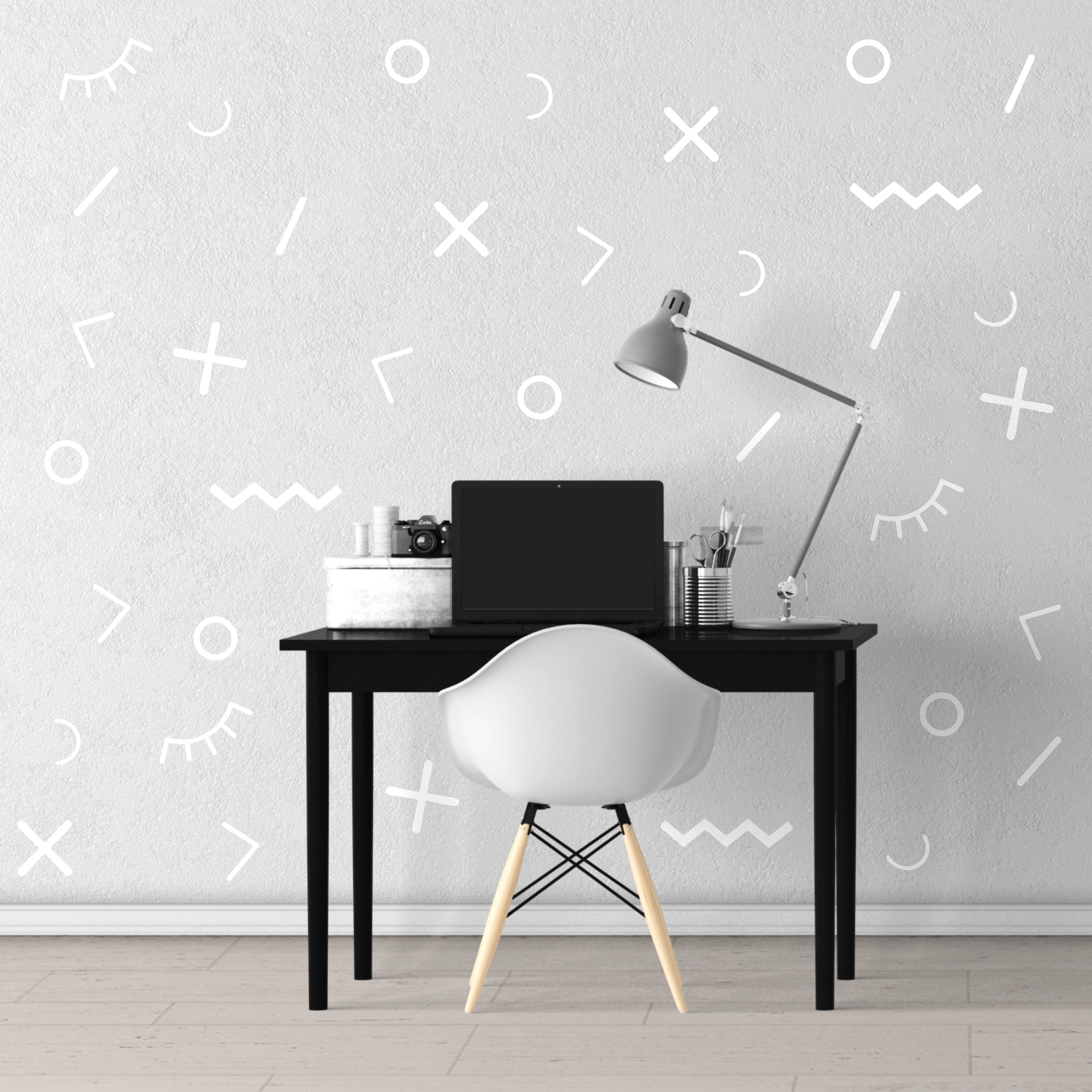 Set de 48 Formas Geométricas, Vinilos Decorativos