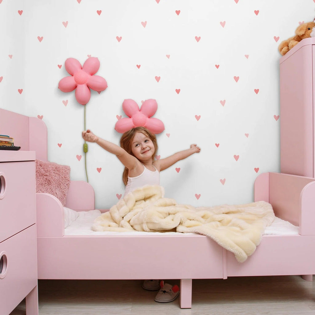 Vinilos Decorativos, Set de 24 Corazones (1 Color)