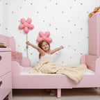 Vinilos Decorativos, Set de 24 Corazones (1 Color)